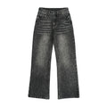 KSTUN 2025 Men Flared Jeans Boot Cut Jeans Denim Pants Loose Straight Vintage Black Gray Jeans Men Comfort Men's Denim Trousers