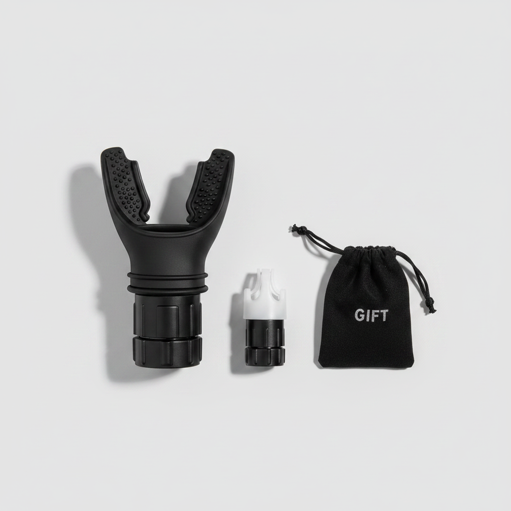 Flat lay con accesorios incluidos