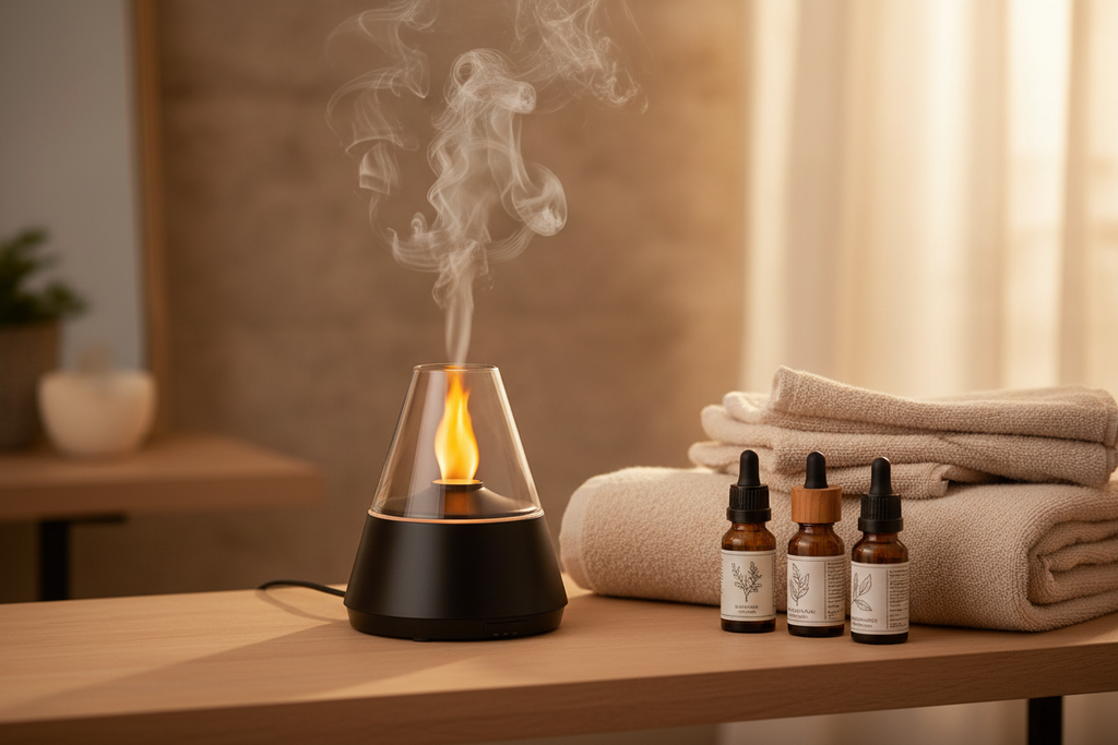 Difusor en baño spa lifestyle