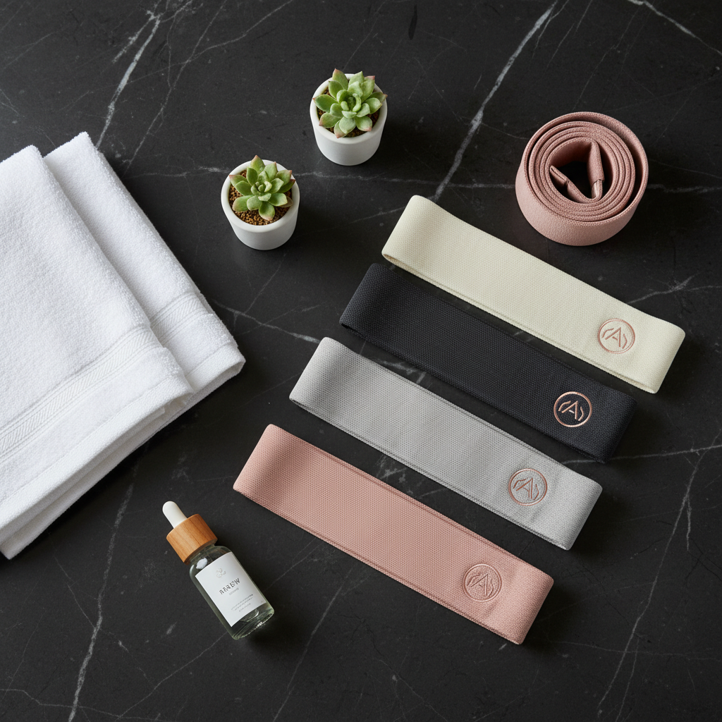Flat lay premium mármol
